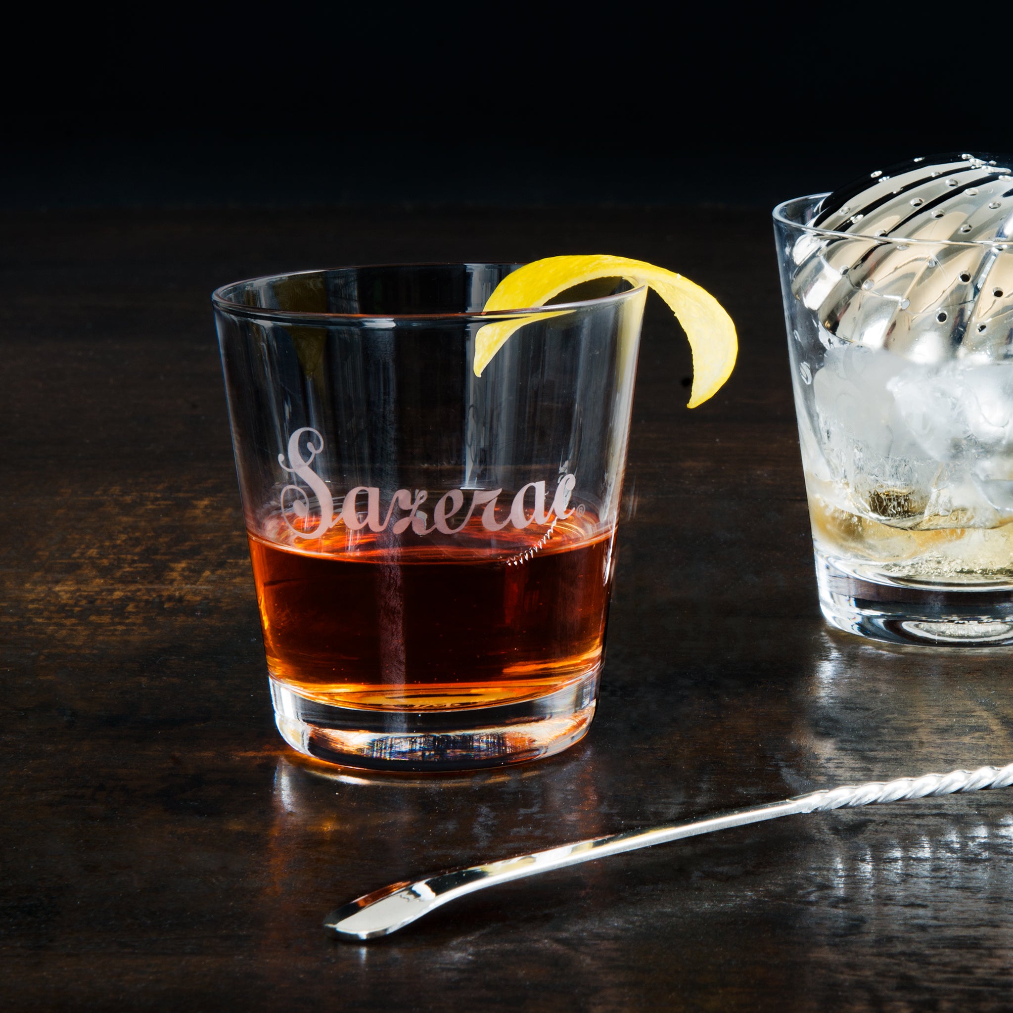 Sazerac Glass Set of 4 - 7oz (207ml) Classic Cocktail Glasses for Whiskey, Rye & Absinthe - Perfect for Home Bars, Entertaining & Mixology Enthusiasts
