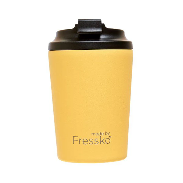 Fressko Reusable Coffee Cup - 12oz Insulated Travel Mug with Lid, Leak-Proof & Eco-Friendly for Hot/Cold Drinks - Perfect for Office, Commuting & Outdoor Activities