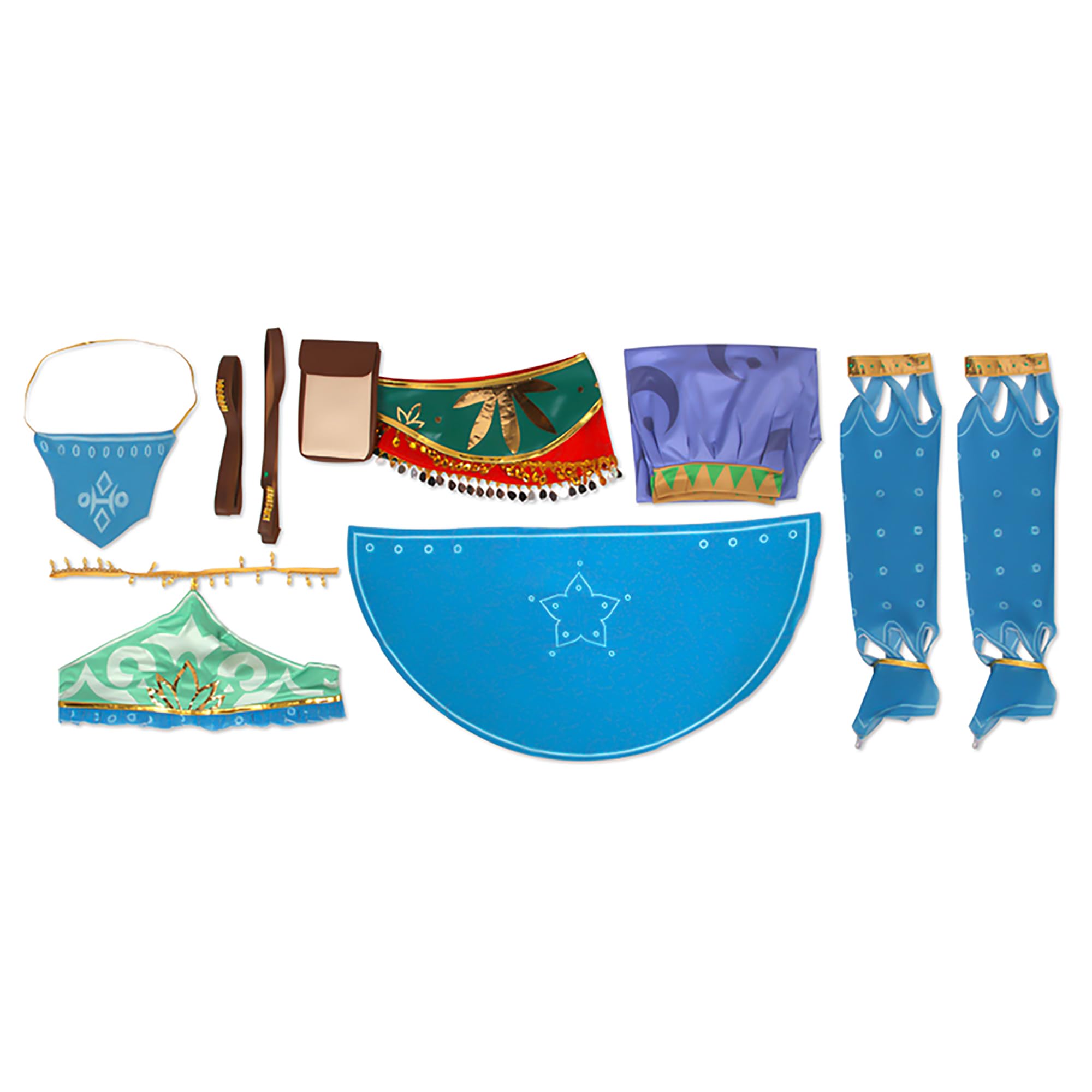 Anime Women's Gerudo Link Cosplay Costume Outfit - Breath of the Wild Halloween Cosplay, Party & Convention Costume for Zelda Fans