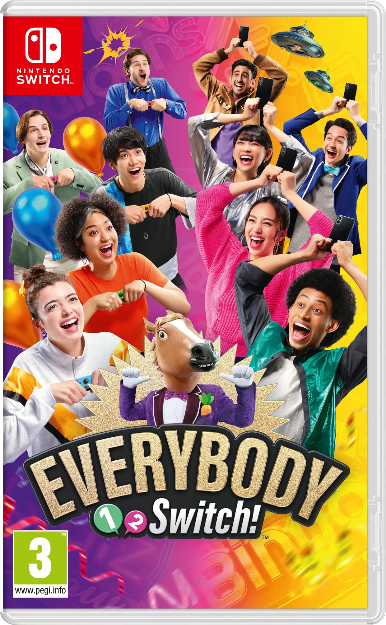 Nintendo Everybody 1-2 Switch Game for Nintendo Switch - Fun Multiplayer Party Game for Family & Friends Gatherings, Game Nights & Social Events