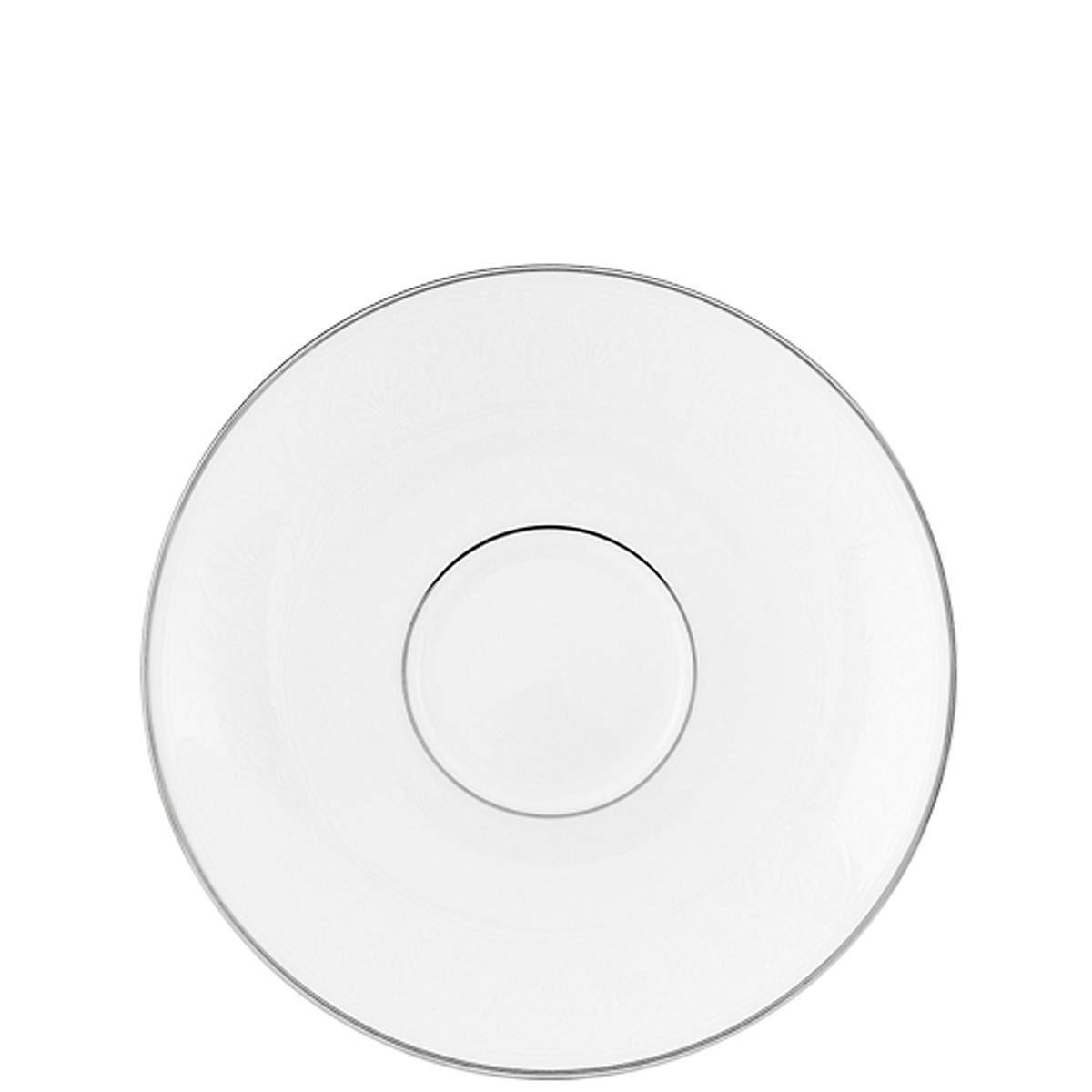 Hannah Platinum Saucer - Elegant Dinner Plate Set for Fine Dining, Wedding & Special Occasions | Premium Quality Porcelain Dishware for Restaurants, Events & Home Decor