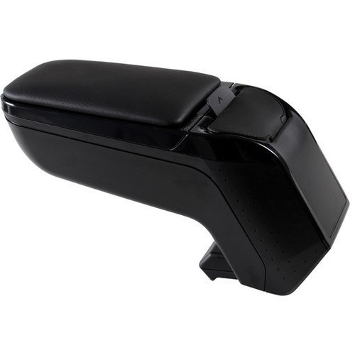 Black Foldable Armrest with Storage Compartment for Fiat Tipo (2016-2023) - 2 Pack Car Seat Armster | Perfect for Long Drives & Road Trips