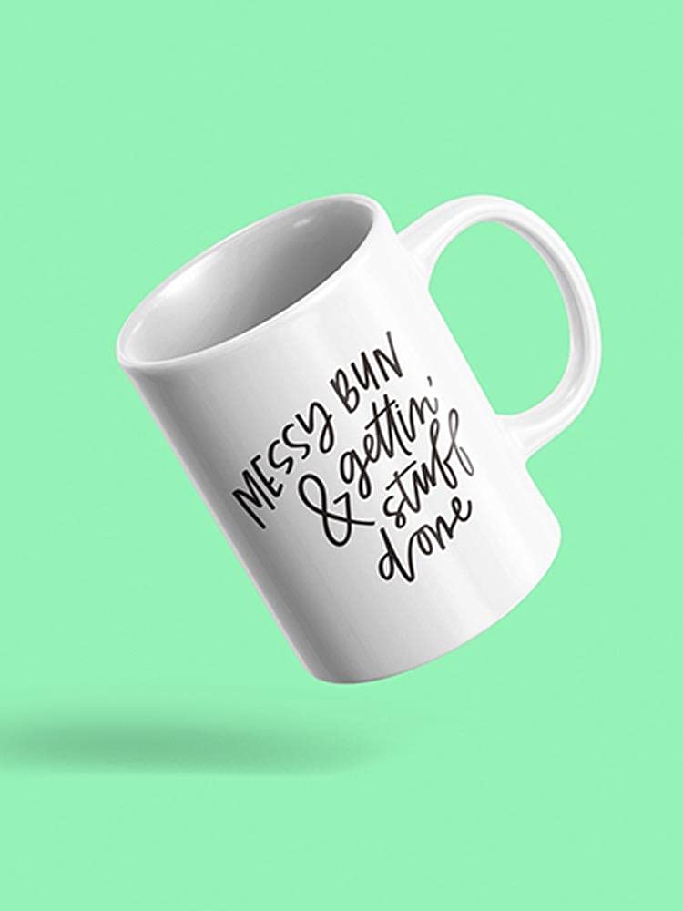 Smartprints Messy Bun Mug - Unisex Coffee Cup for Work & Home
