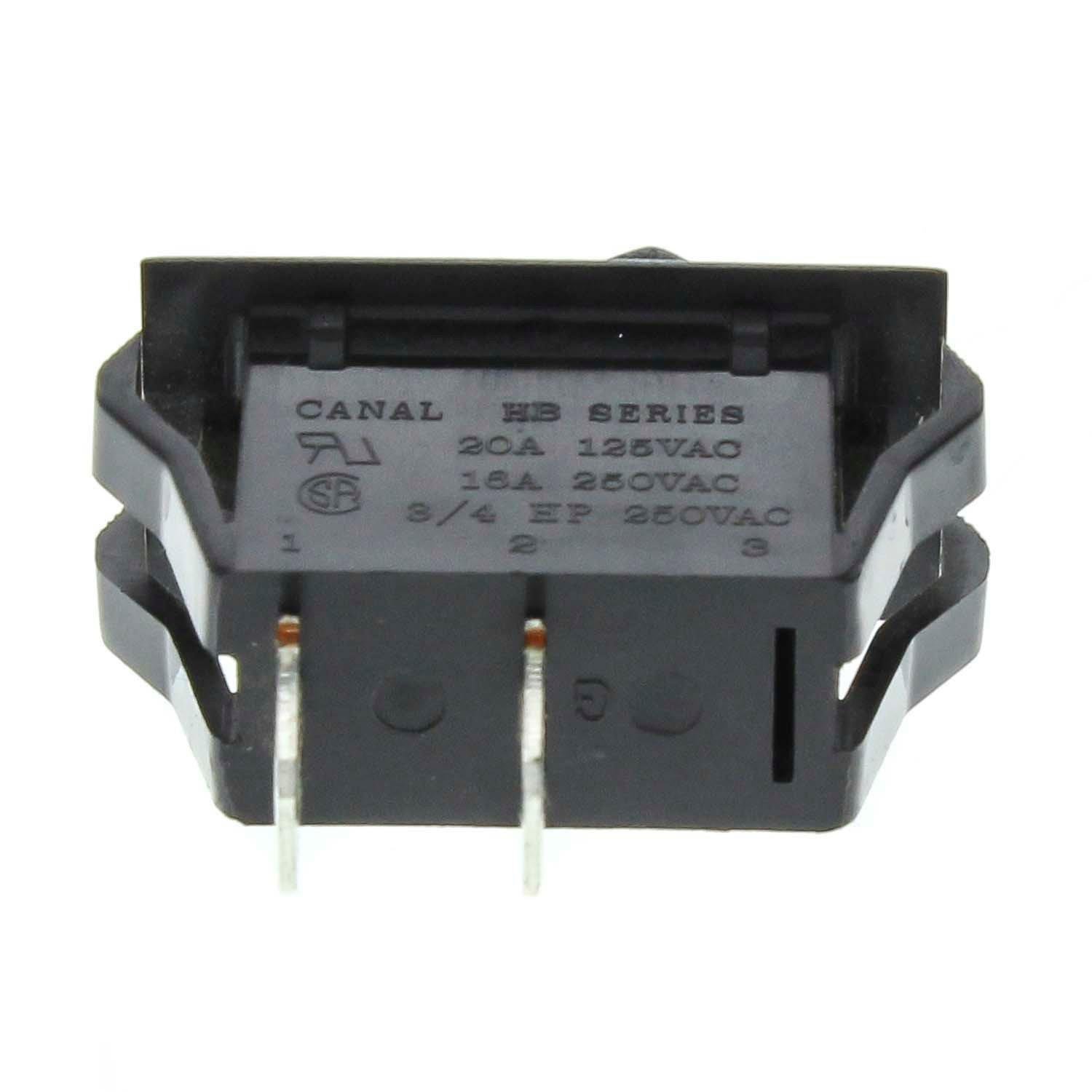 Maxx Ice 1854000600 Power Switch Replacement for Modular Ice Maker Machine - Compatible with Most Ice Cubers (Black) - Perfect for Commercial Bars, Restaurants & Home Use
