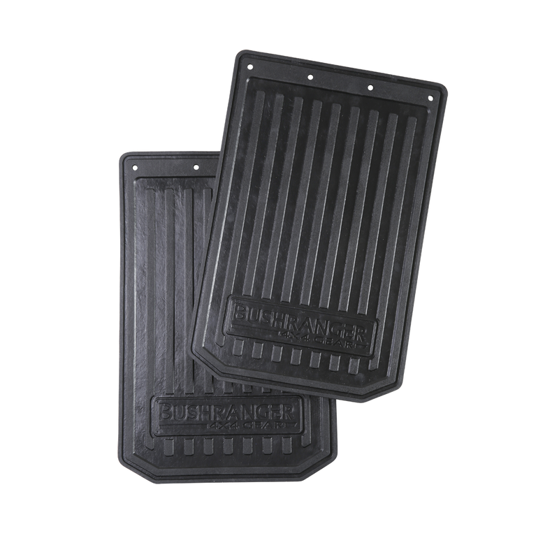 Bushranger Heavy-Duty Molded Mud Flaps 300mm x 460mm (11.8