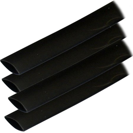 Ancor 3/4 Inch X 6 Inch Adhesive Lined Heat Shrink Tubing Black - Marine & Automotive Wire Protection, Electrical Insulation, DIY Repair Projects