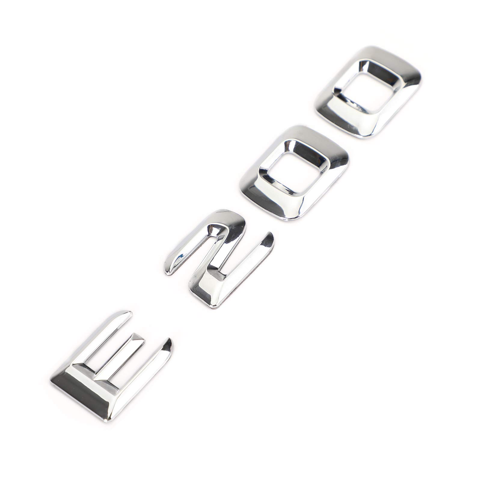 Chrome Rear Trunk Emblem Badge Nameplate Decal Letters & Numbers for Mercedes E200 - Perfect for Car Customization & Personalization