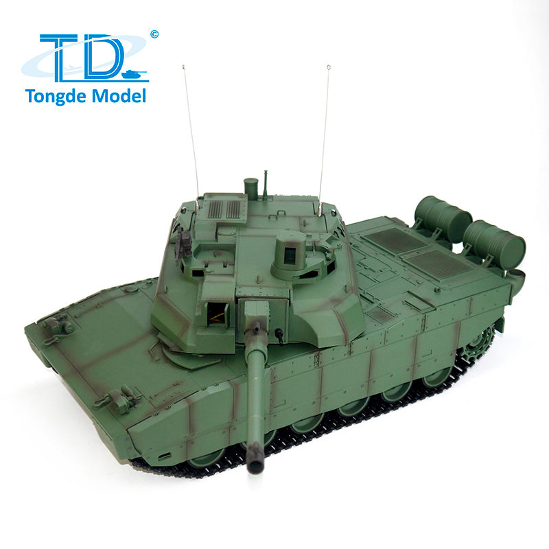 1/16 Tongde RC Tank H2408 Leclerc Battle Tank - Ready-to-Run Infrared BB Shooting with Barrel Recoil & 320° Rotation - Electric Toy Model with Battery - Perfect for Military Enthusiasts & Battle Simulation Games