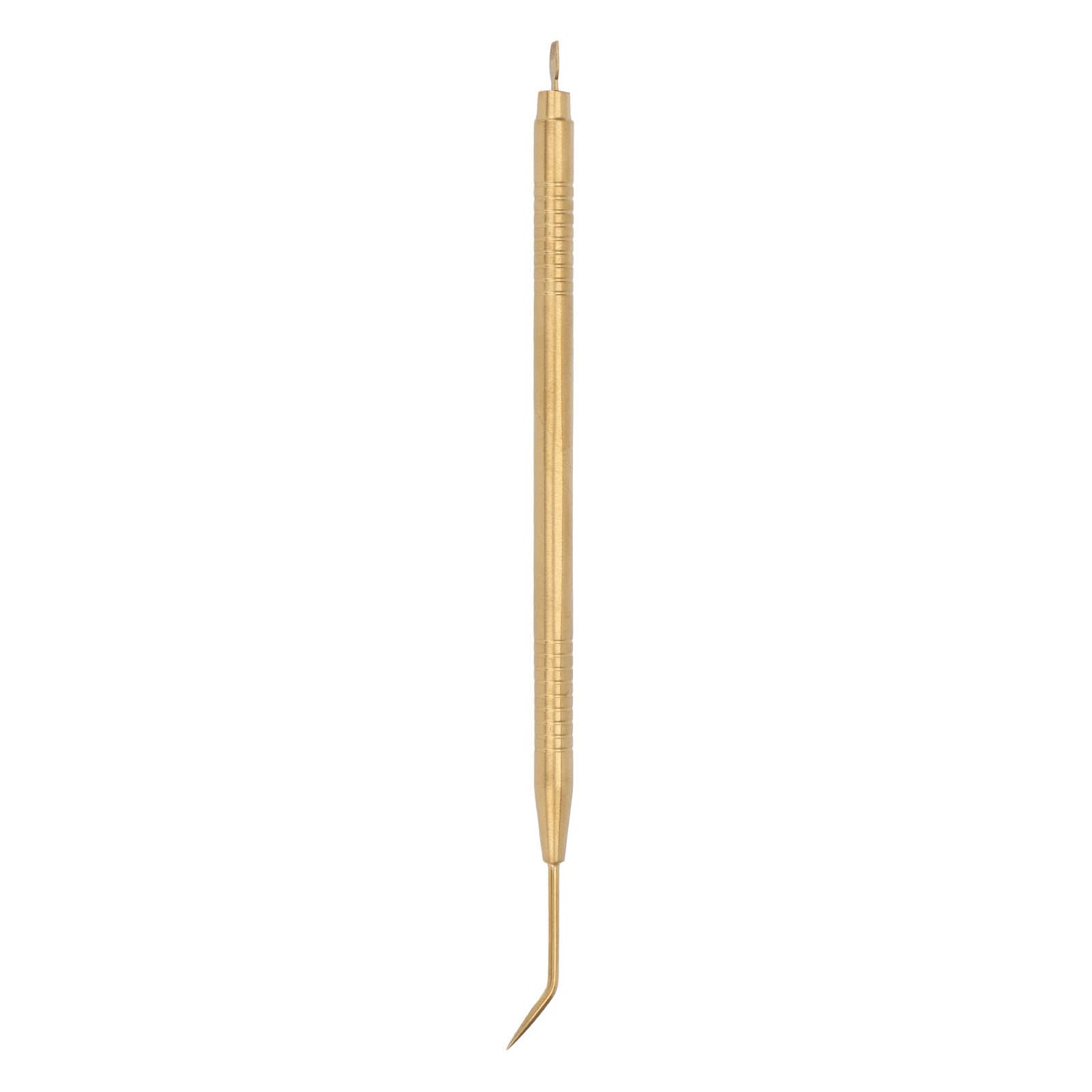 EXCLUZO Professional Eyelash Lifting Tool - Double Head Stainless Steel Lash Perm Kit for Salon & Home Use, Portable & Durable (Gold) - Perfect for DIY Lash Lifts, Beauty Salons, and Professional Makeup Artists