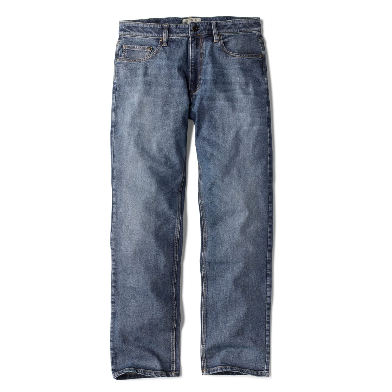 Orvis Men's Montana Morning Denim Pants - Comfortable Stretch Jeans for Outdoor Adventures & Casual Wear