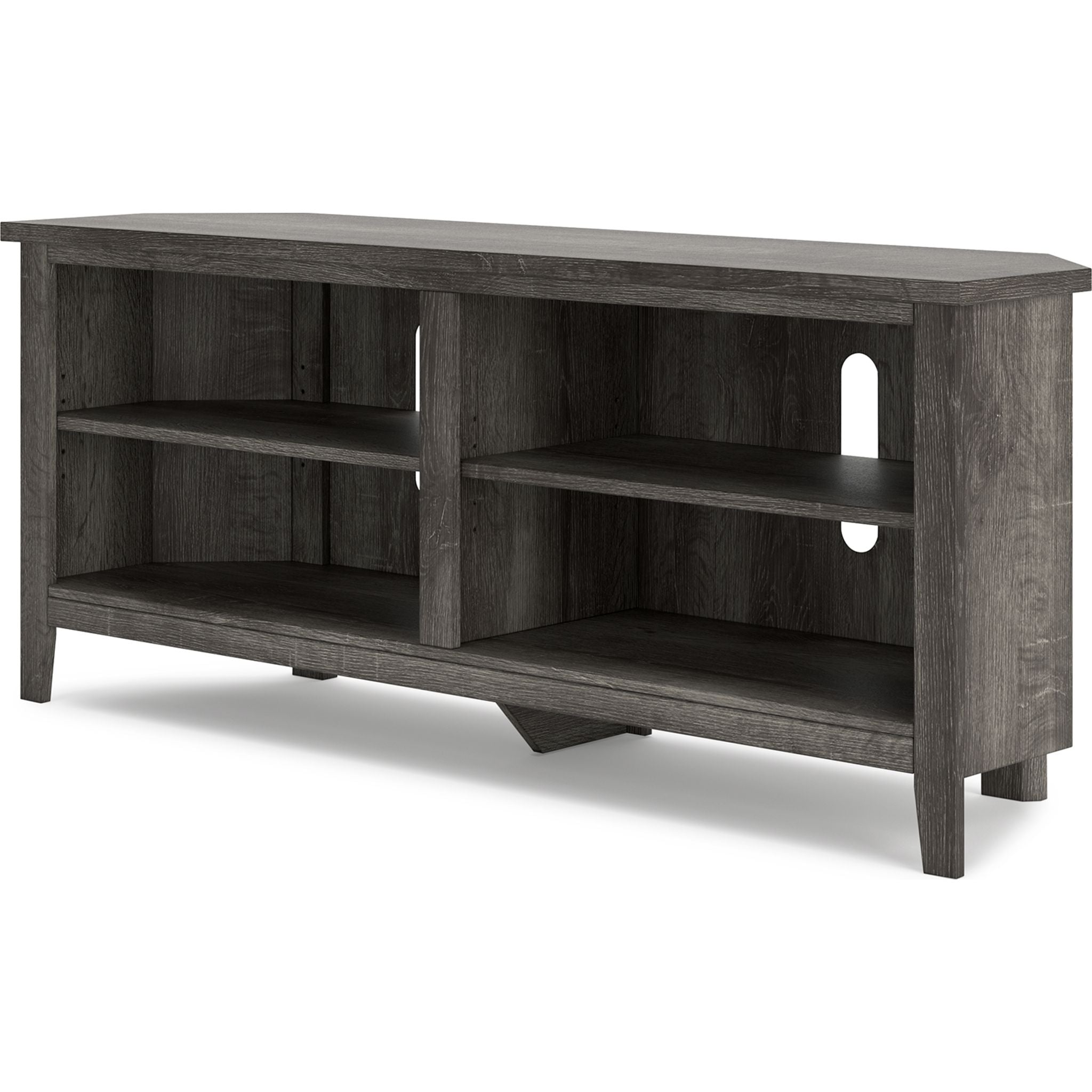 Arlenbry Modern TV Stand with Storage - 60 Inch Entertainment Center in Gray | Perfect for Living Room, Bedroom & Home Theater Setup