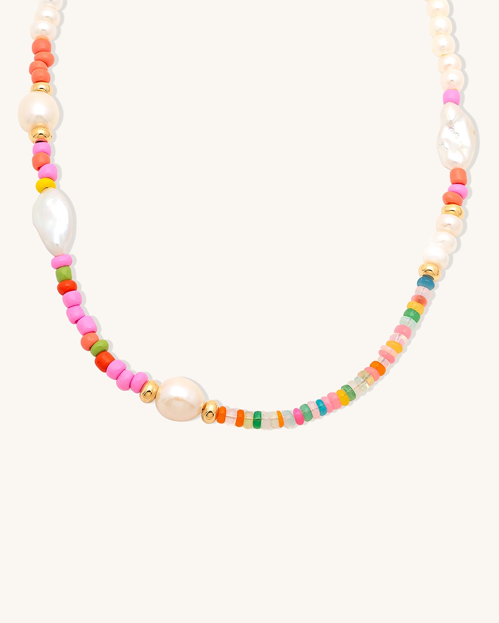 Malibu Pearl Necklace - Elegant Beach Jewelry for Women, Perfect for Summer Outfits, Vacations & Boho Fashion