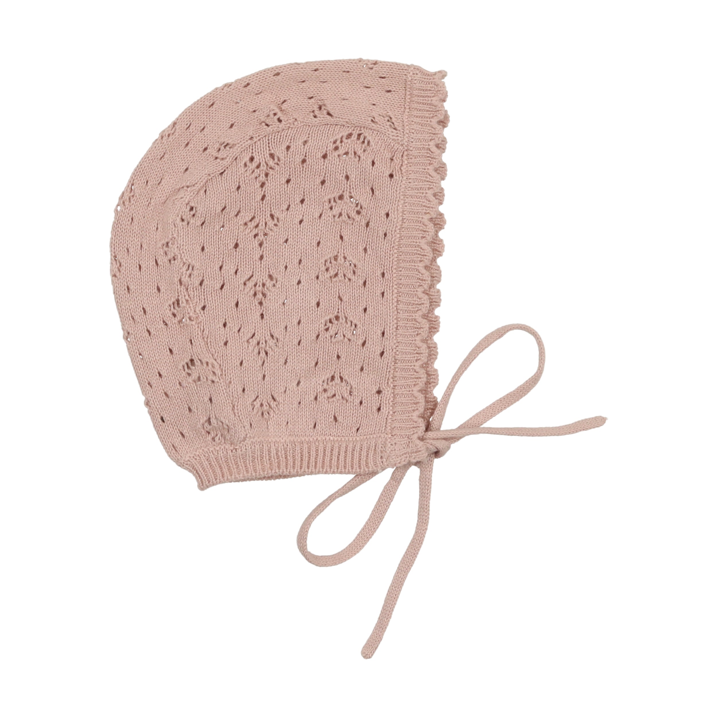 Lilette Women's Pink Heart Open Knit Cardigan - Soft & Stylish Lightweight Sweater for Spring & Fall Layering