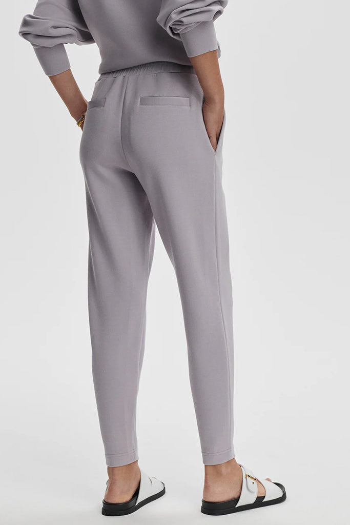 Varley The Slim Pant 25 - Women's High-Waisted Tapered Pants in Raindrops Print | Perfect for Work, Travel & Casual Wear
