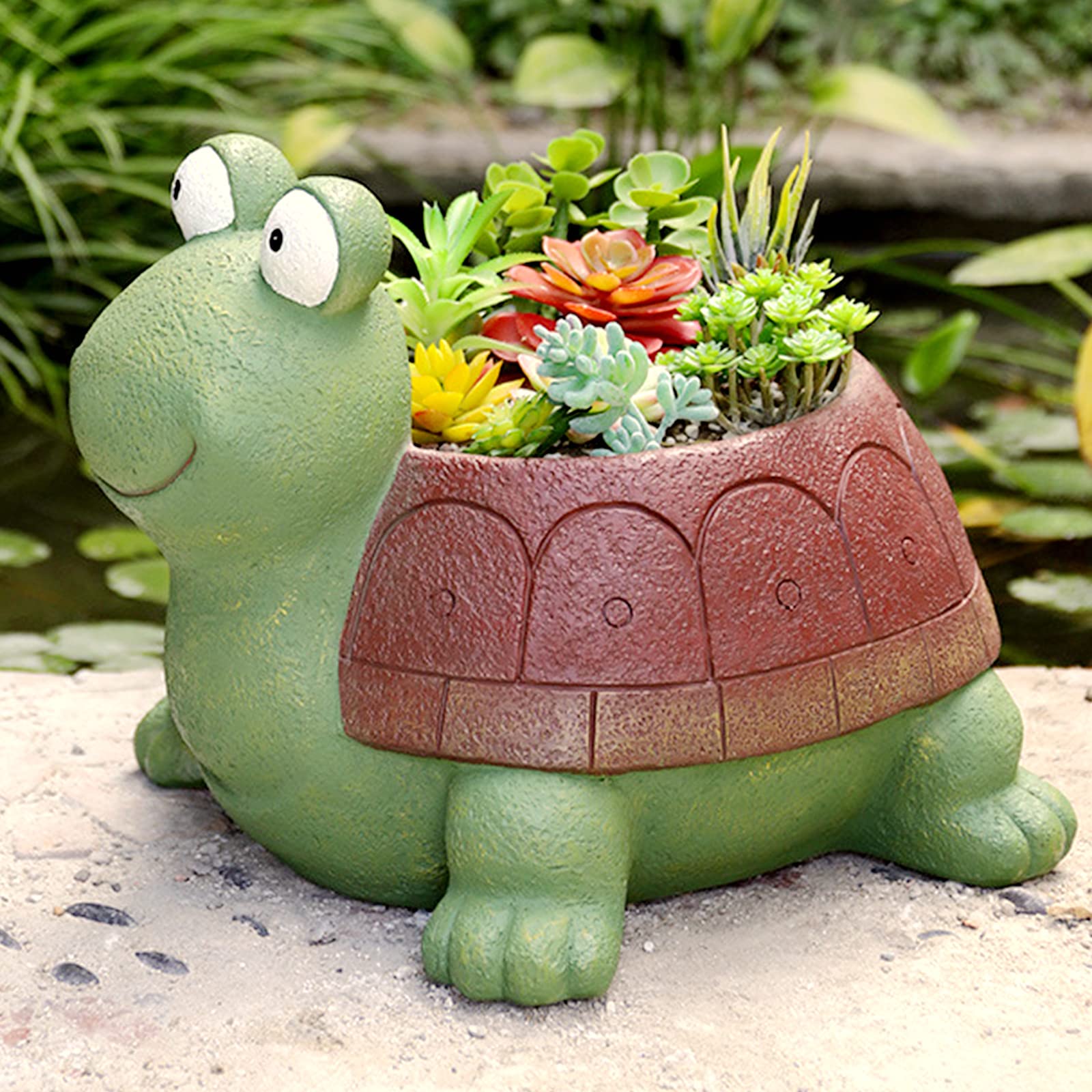 Turtle Silicone Mold for Succulent Planters - DIY Resin Flower Pot Molds, Animal Garden Figurines & Outdoor Decor - Perfect for Home Gardening, Craft Projects, and Unique Gift Ideas