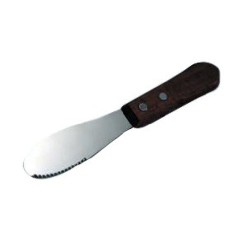 Premium Wooden Sandwich Spreader with Hardwood Handle - 3 7/8 Inch Stainless Steel Blade for Perfect Sandwich Making - Ideal for Home Kitchens, Picnics & Deli Shops