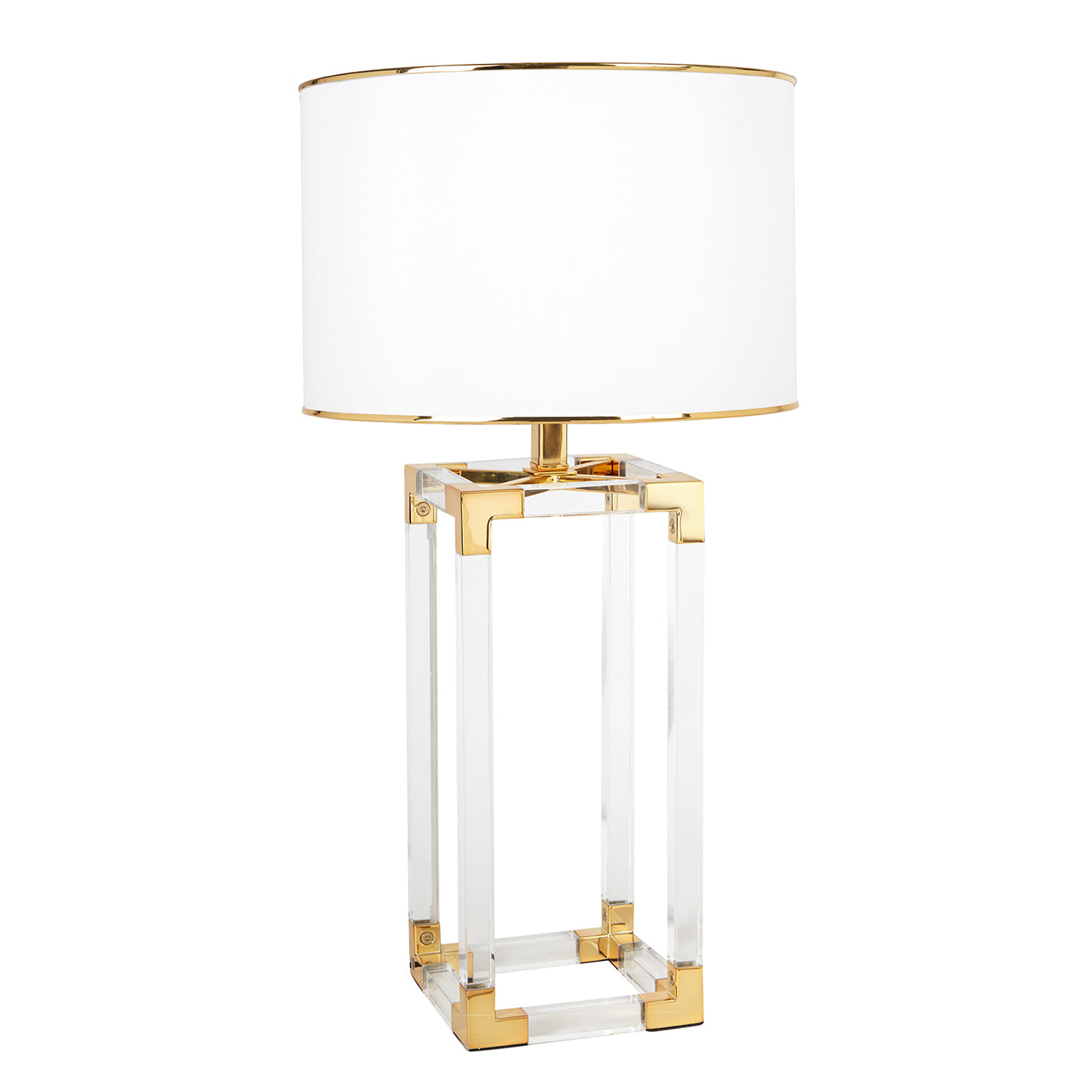 Jacques Column Table Lamp - Modern LED Desk Light for Home Office, Bedroom & Living Room - Adjustable Brightness & Warm White Light for Reading & Decor