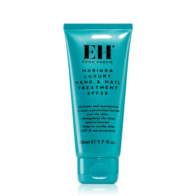 Emma Hardie Moringa Luxury Hand & Nail Treatment Cream with SPF 30 - Moisturizing & Anti-Aging Hand Care for Dry Skin - Perfect for Daily Use & Outdoor Activities