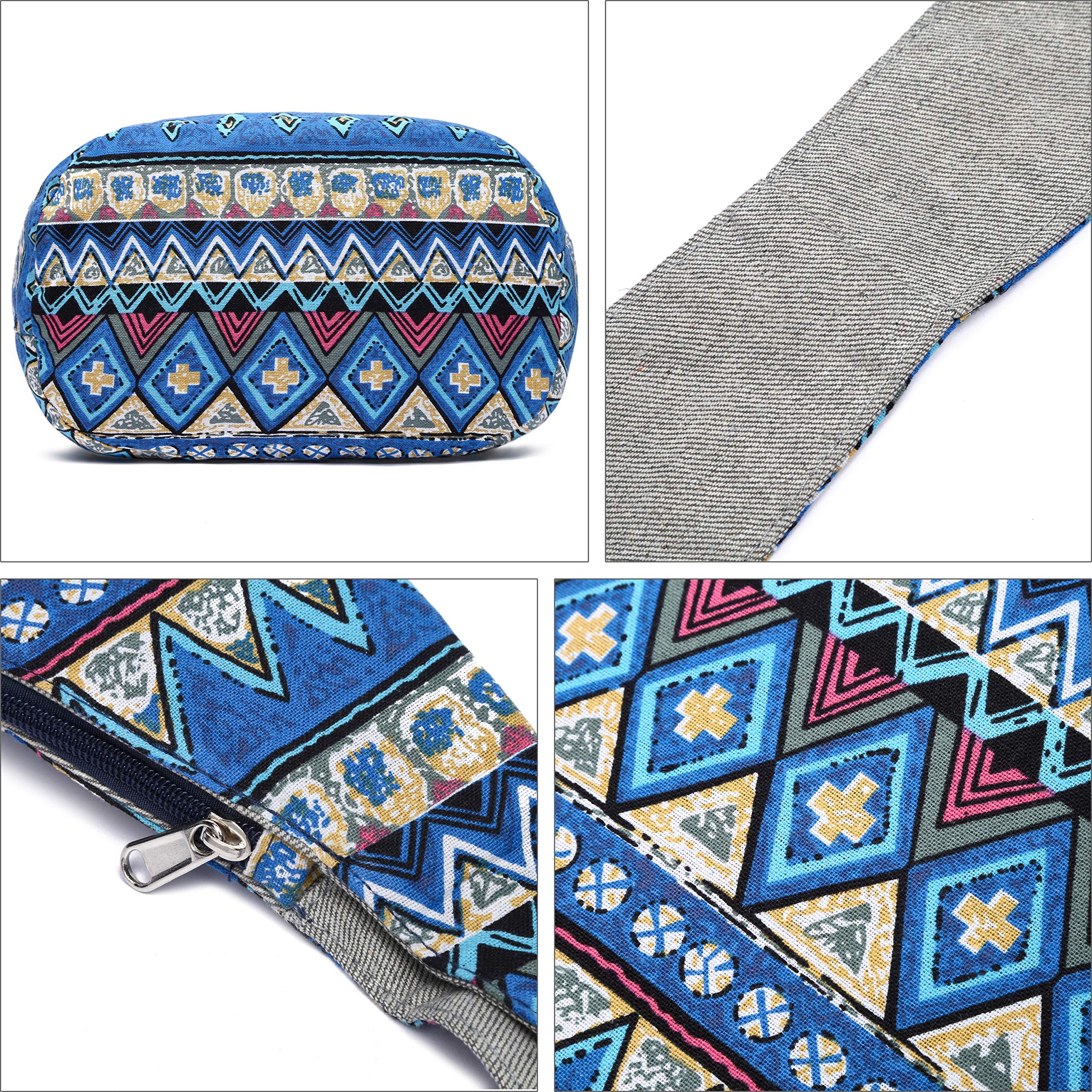Stylish Women's Canvas Shoulder Bag - Bohemian Crossbody Purse with Animal Print for Casual & Travel Use | Hippie Hobo Handbag for Everyday Outfits & Festivals