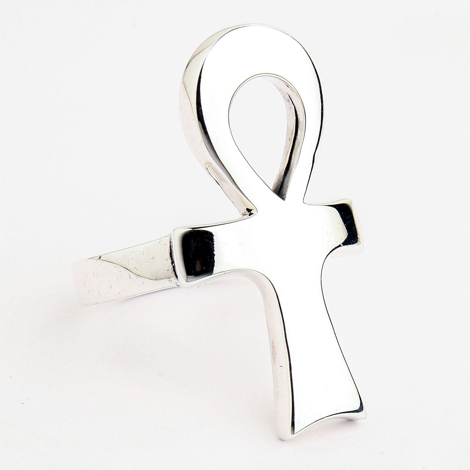 Sterling Silver Ankh Ring - Ancient Egyptian Symbol of Life - Perfect for Spiritual Jewelry, Gifts & Everyday Wear
