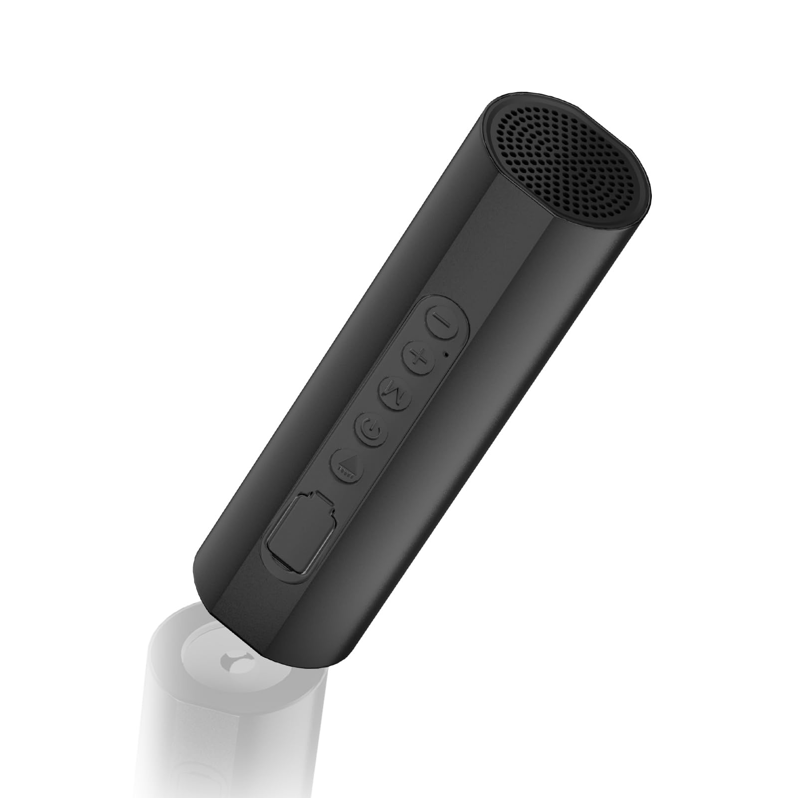 12W HD Sound Bluetooth Speaker with Bass, LED Flashlight, 48H Playtime, Portable Power Bank - Perfect for Office, Home, Outdoor, Travel, and Party Use (Black)
