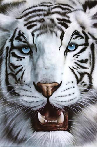 Premium 1000-Piece White Tiger Jigsaw Puzzle for Adults & Kids - High-Quality Wooden Puzzle Game, Fun Family Activity & Unique Gift Idea for Teens & Children (Perfect for Relaxation, Stress Relief & Home Decor)