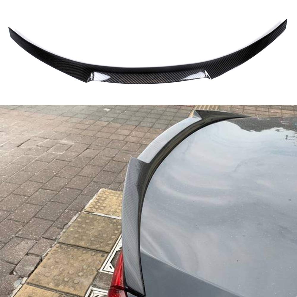 Maserati Quattroporte Sedan 2013-2018 Carbon Fiber Rear Trunk Spoiler Boot Wing - M4 Style for Enhanced Aerodynamics & Sporty Look - Perfect for Car Enthusiasts & Performance Upgrades