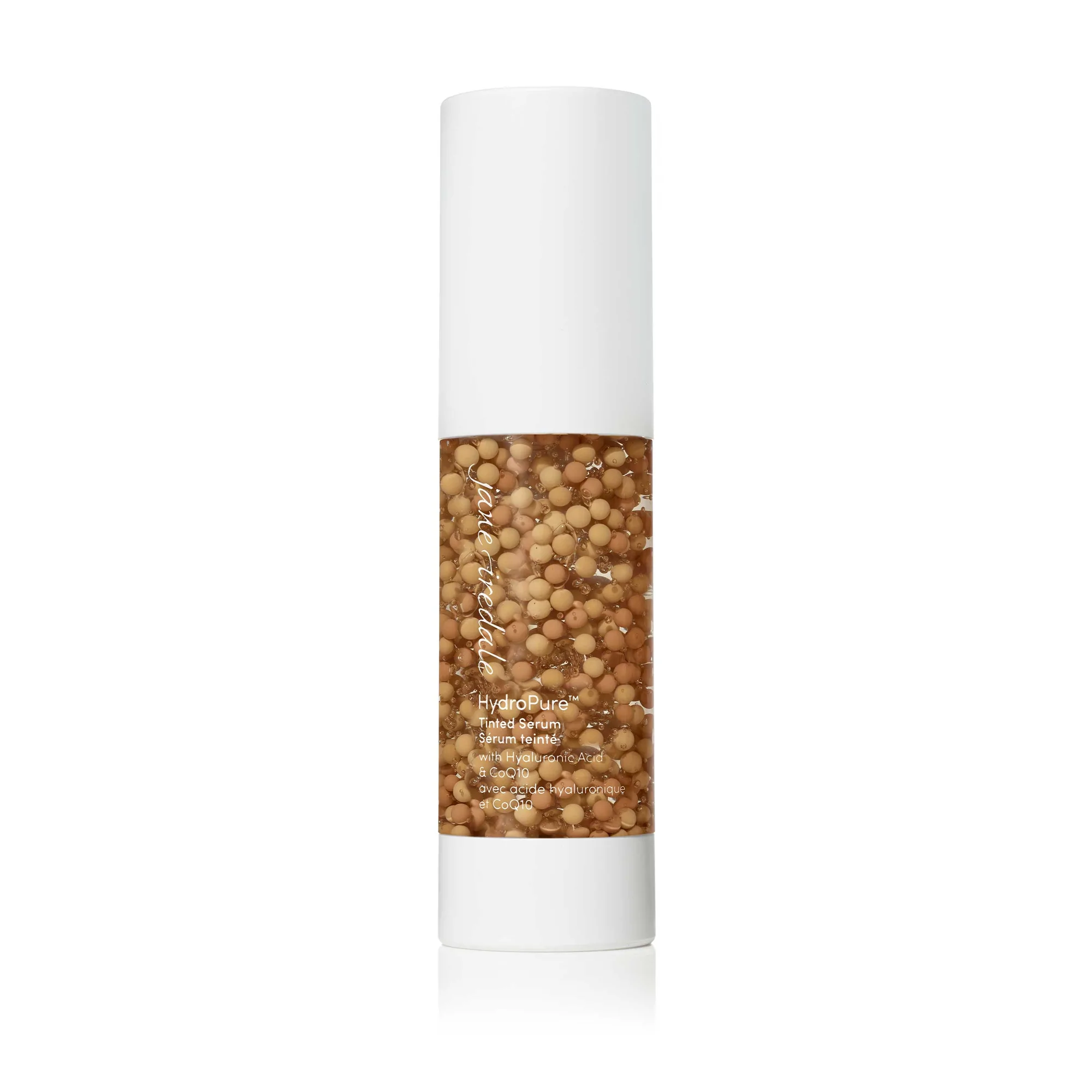 Jane Iredale HydroPure Tinted Serum with Hyaluronic Acid & CoQ10 - Hydrating, Anti-Aging Face Makeup for Dry Skin | Perfect for Daily Wear & Special Occasions