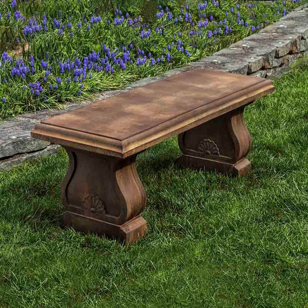 Westland Bench Campania International - Premium Outdoor Garden Bench for Patio, Backyard & Park - Durable Weather-Resistant Wooden Seating Furniture for Relaxing & Entertaining Outdoors