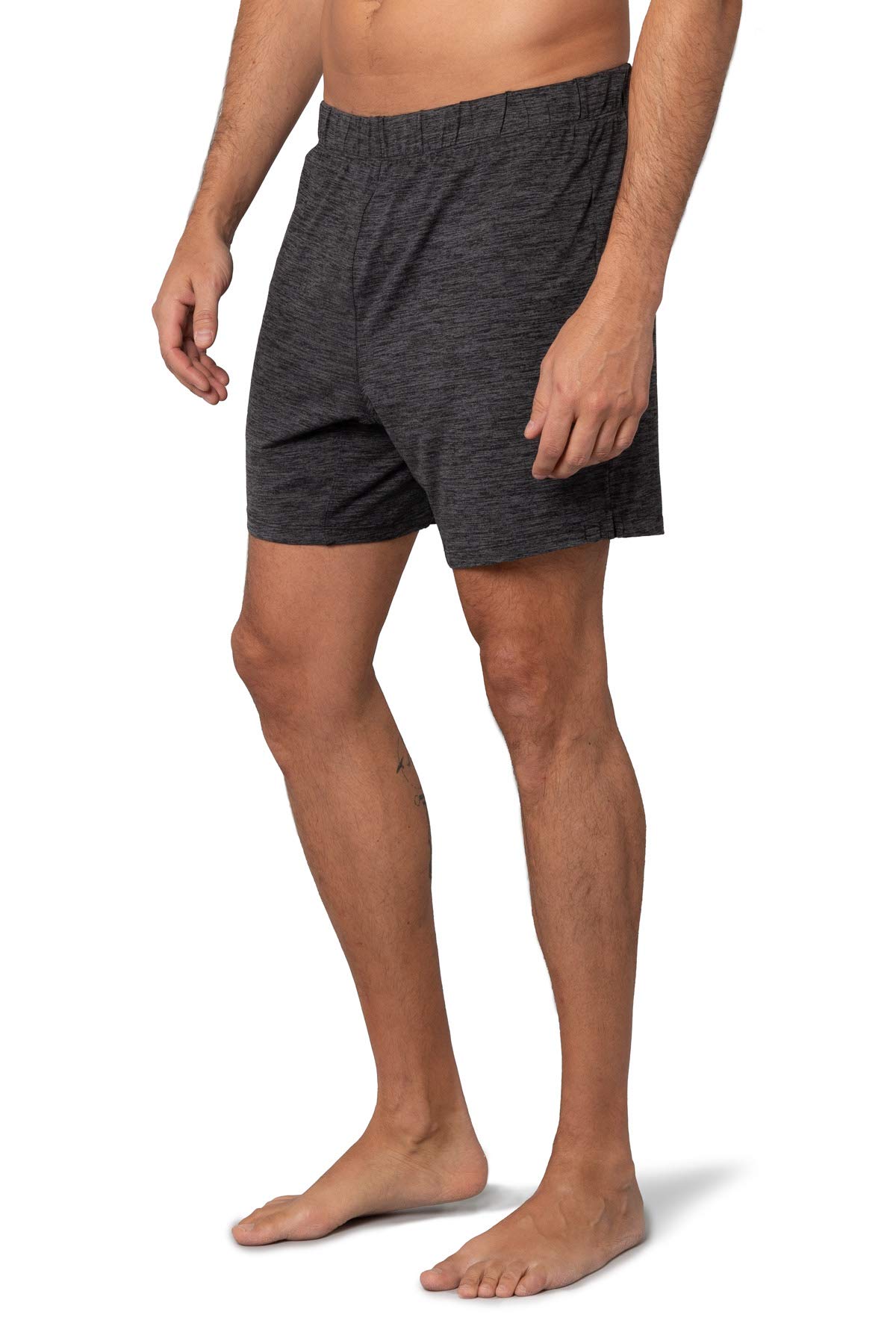 Pure & Simple Men's Lightweight Lounge Wear Shorts - Breathable Comfort for Relaxing at Home, Yoga, or Travel | Soft Casual Shorts for Men
