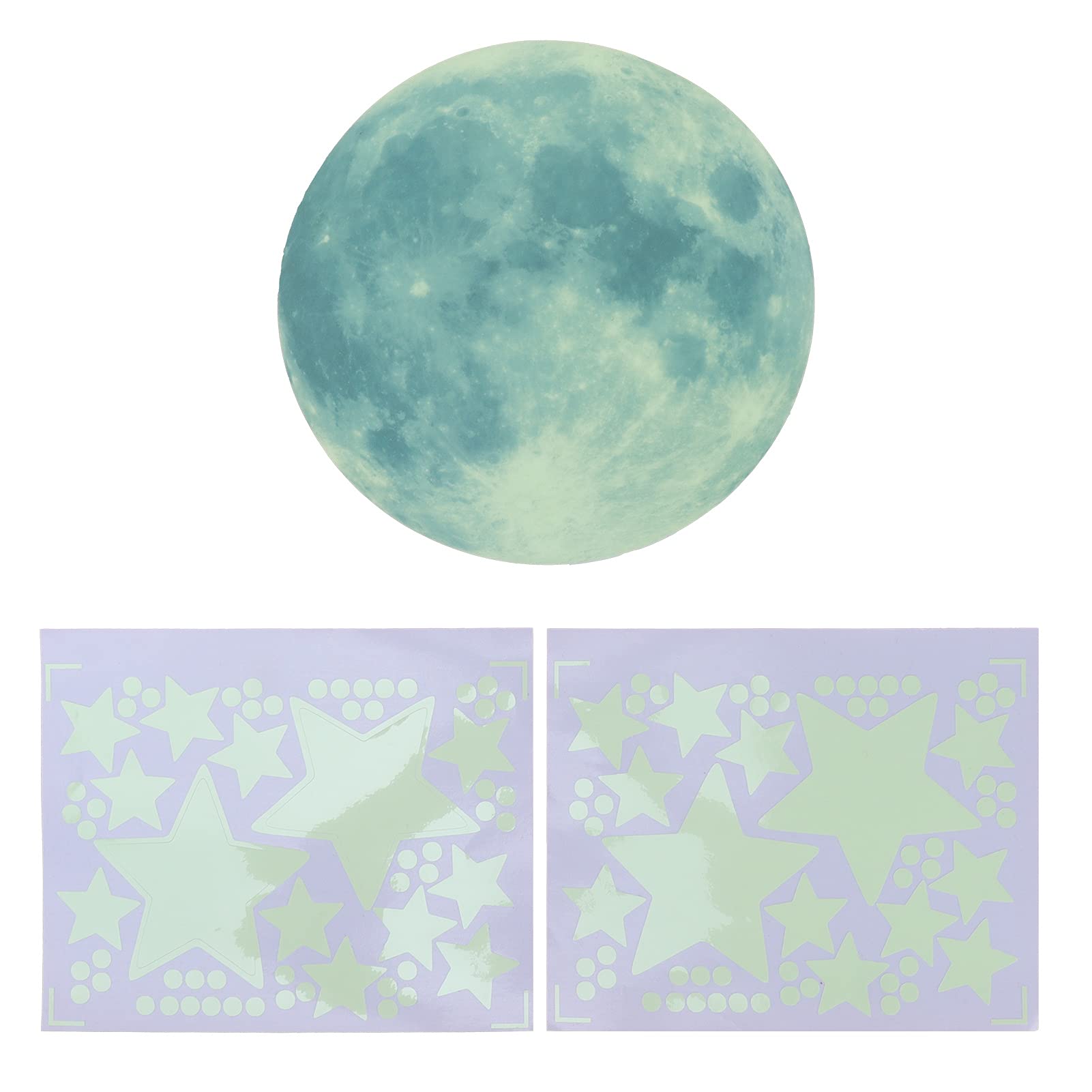 Glow in the Dark Wall Stickers - Space Planet & Star Decals for Kids Room, Nursery, Bedroom Decor - DIY Removable Wall Art for Home Decoration (Perfect for Birthday Parties & Themed Rooms)