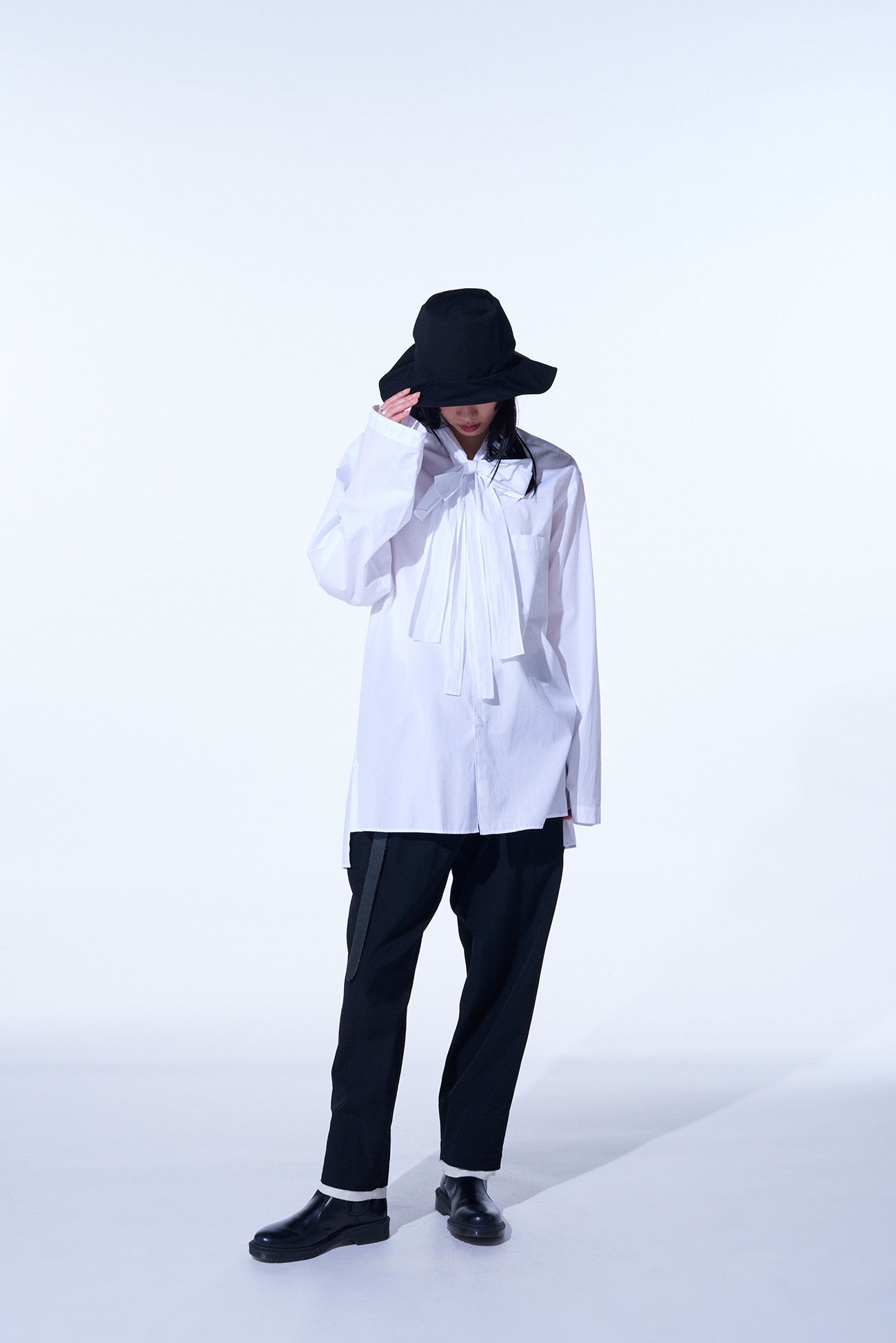Stylish Cotton Broadcloth Bow Collar Shirt for Women - Elegant Office & Casual Wear | Perfect for Work, Dates & Special Occasions