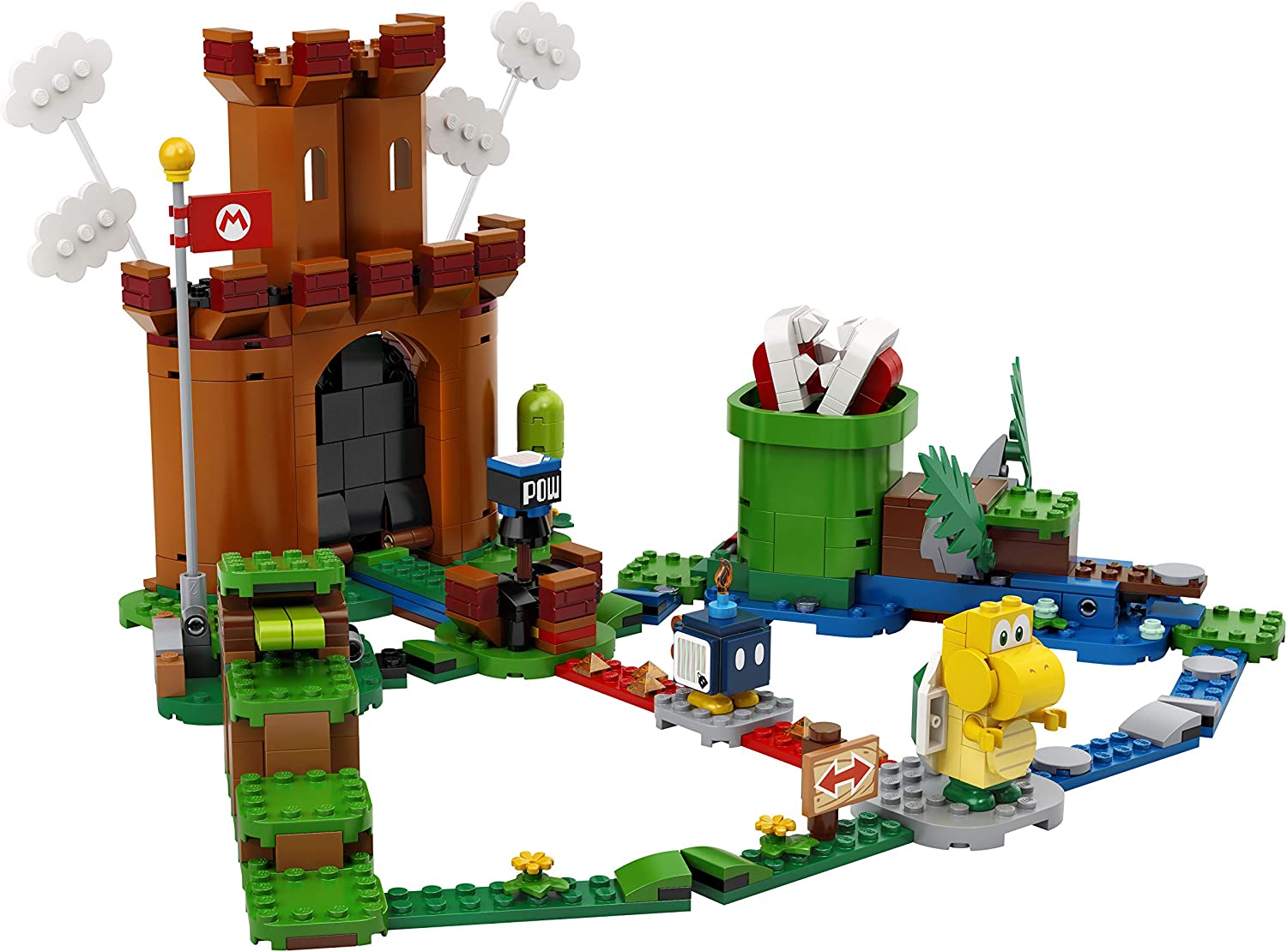 LEGO Super Mario Guarded Fortress Expansion Set 71362 - Interactive Building Toy for Kids with Mario Figure - Perfect for Creative Play & Collectors (Compatible with Other LEGO Mario Sets)