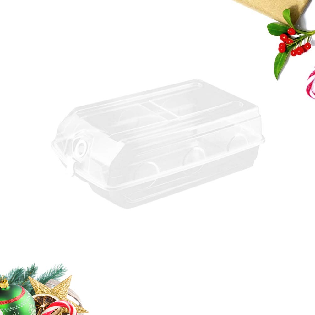 Stackable Clear Shoe Storage Bins with Lids - Foldable Clamshell Design for Organizing Shoes, Toys & Home Essentials | Large White Storage Baskets for Closet, Nursery & Garage Organization