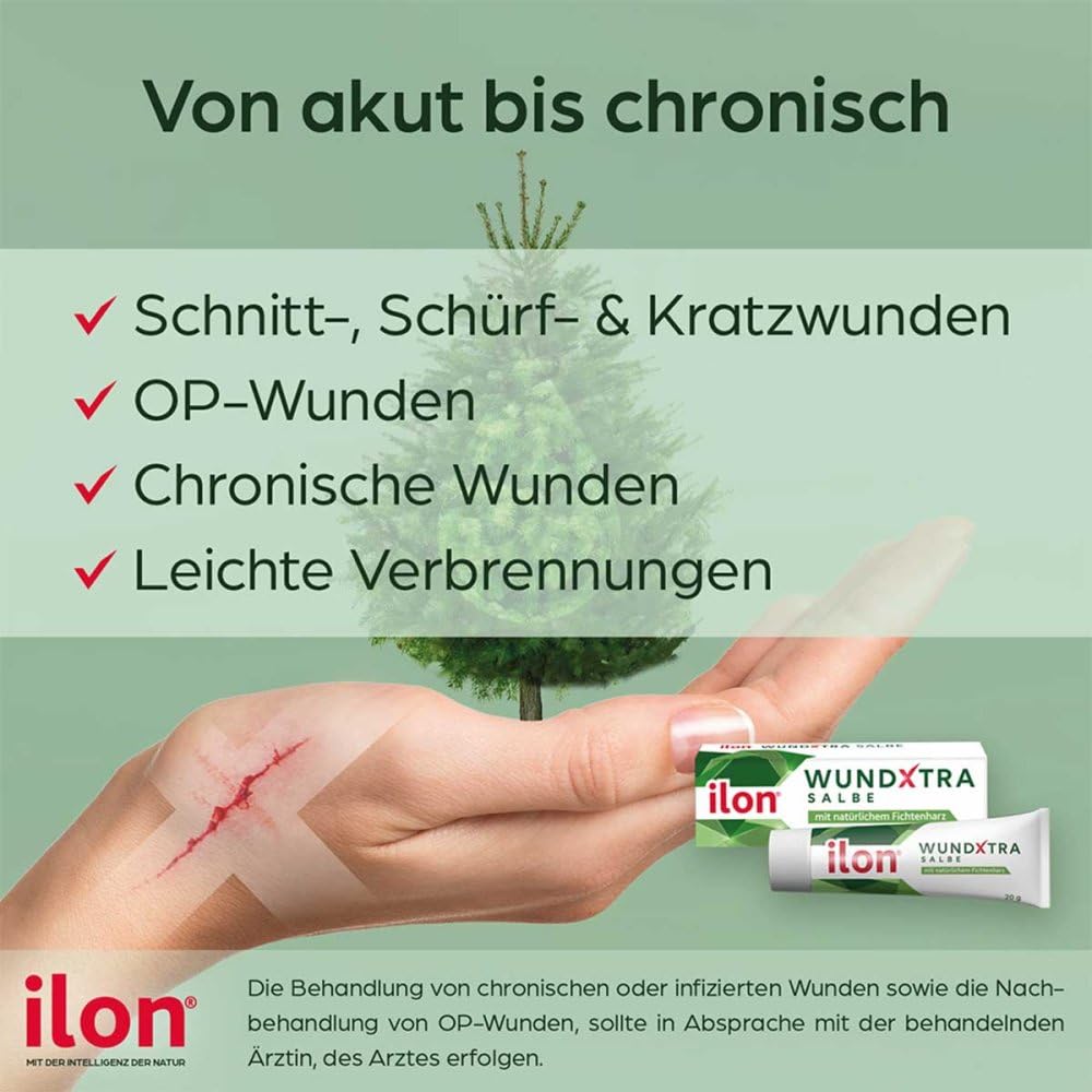 ILON WundXtra Healing Ointment 20g - Fast Relief for Cuts, Scrapes & Minor Burns | First Aid & Wound Care Solution