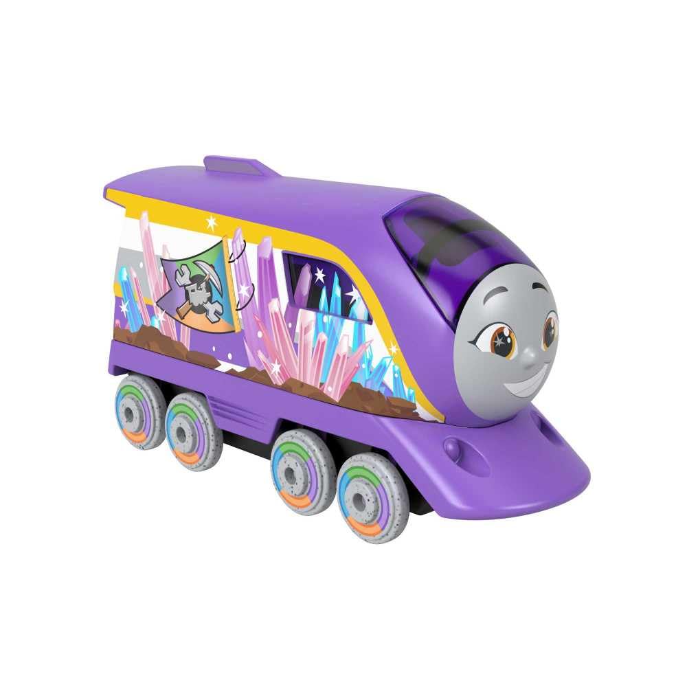Thomas & Friends Fisher-Price Kana Push-Along Metallic Toy Train - STEM Learning Toy for 3+ Year Old Boys & Girls | Perfect Birthday Gift & Pretend Play for Toddlers | Durable Push-Pull Engine for Early Childhood Development