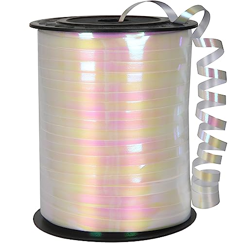 White Iridescent Ribbon