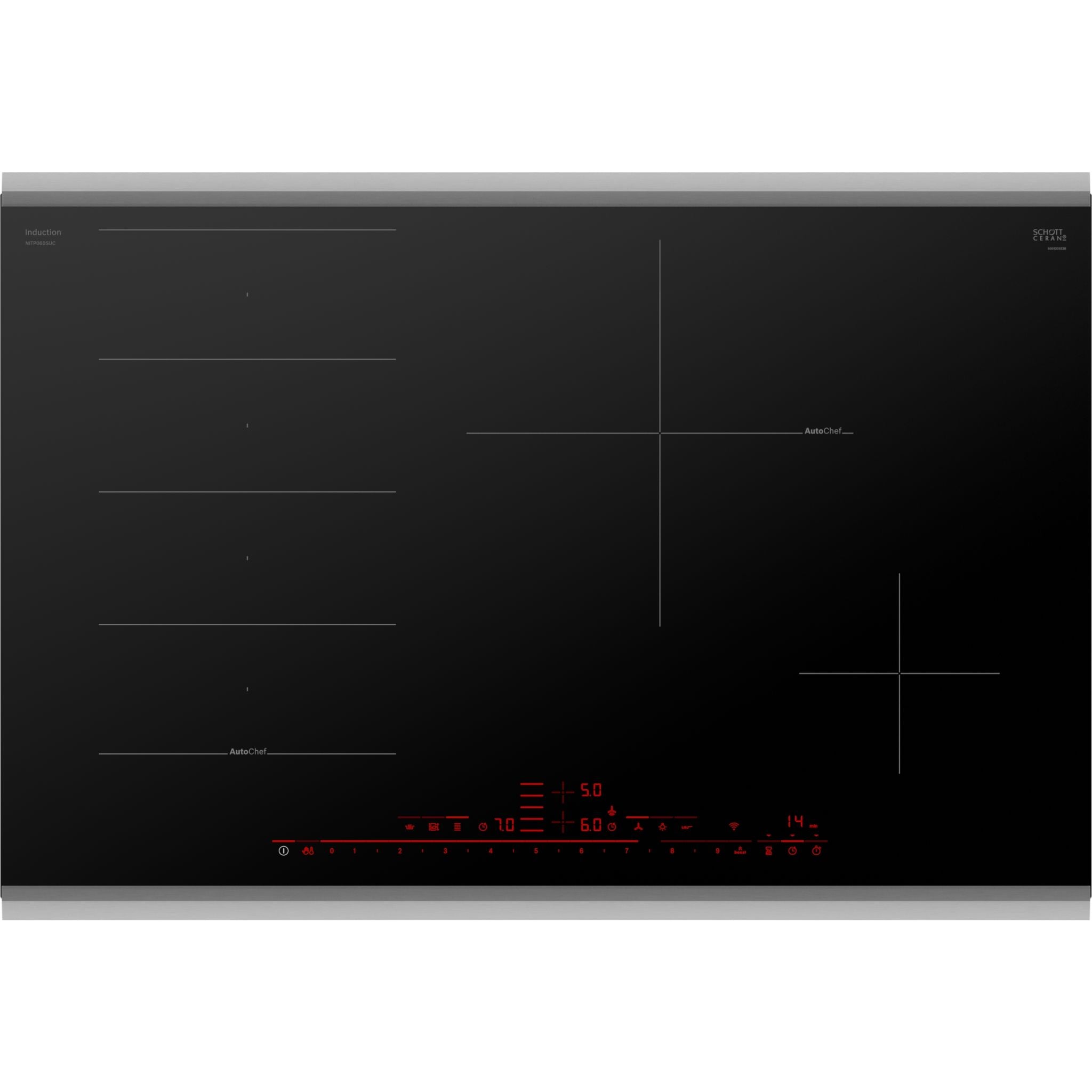 Bosch 30 Inch Induction Cooktop - NITP060SUC Black | Fast Heating, Energy Efficient | Perfect for Modern Kitchens & Home Chefs