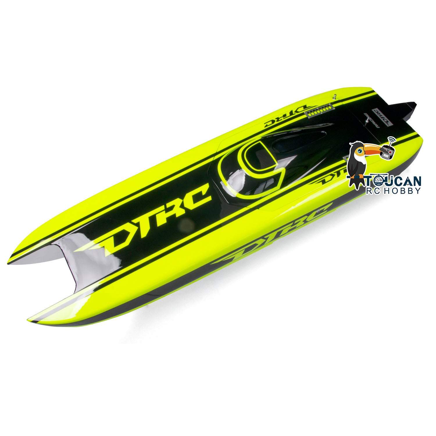 E51 Pre-Painted Electric Racing RC Boat Kit - Kevlar Hull DIY Model for Adults (1120x360x220mm) - Perfect for Competitive Racing & Hobby Enthusiasts