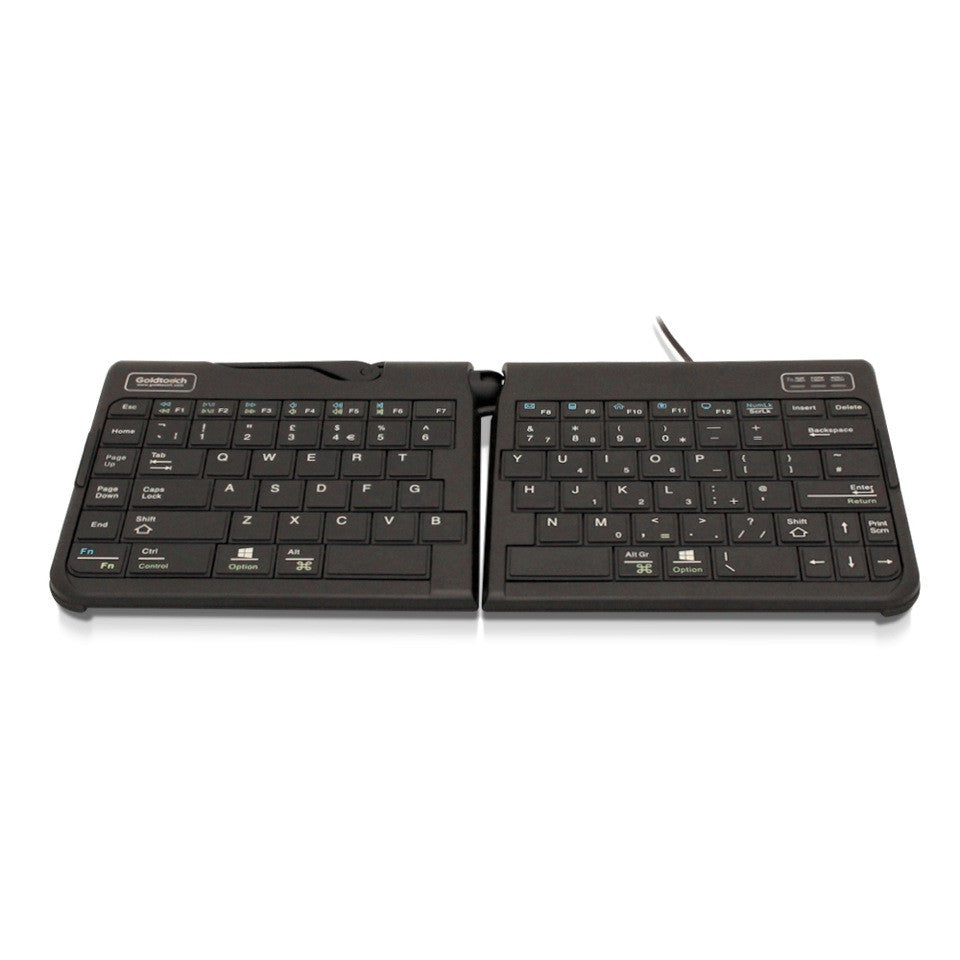 Goldtouch Go!2 Wireless Bluetooth Mobile Keyboard for Foreign Languages - Perfect for Travel, Business & Multilingual Typing on Smartphones & Tablets