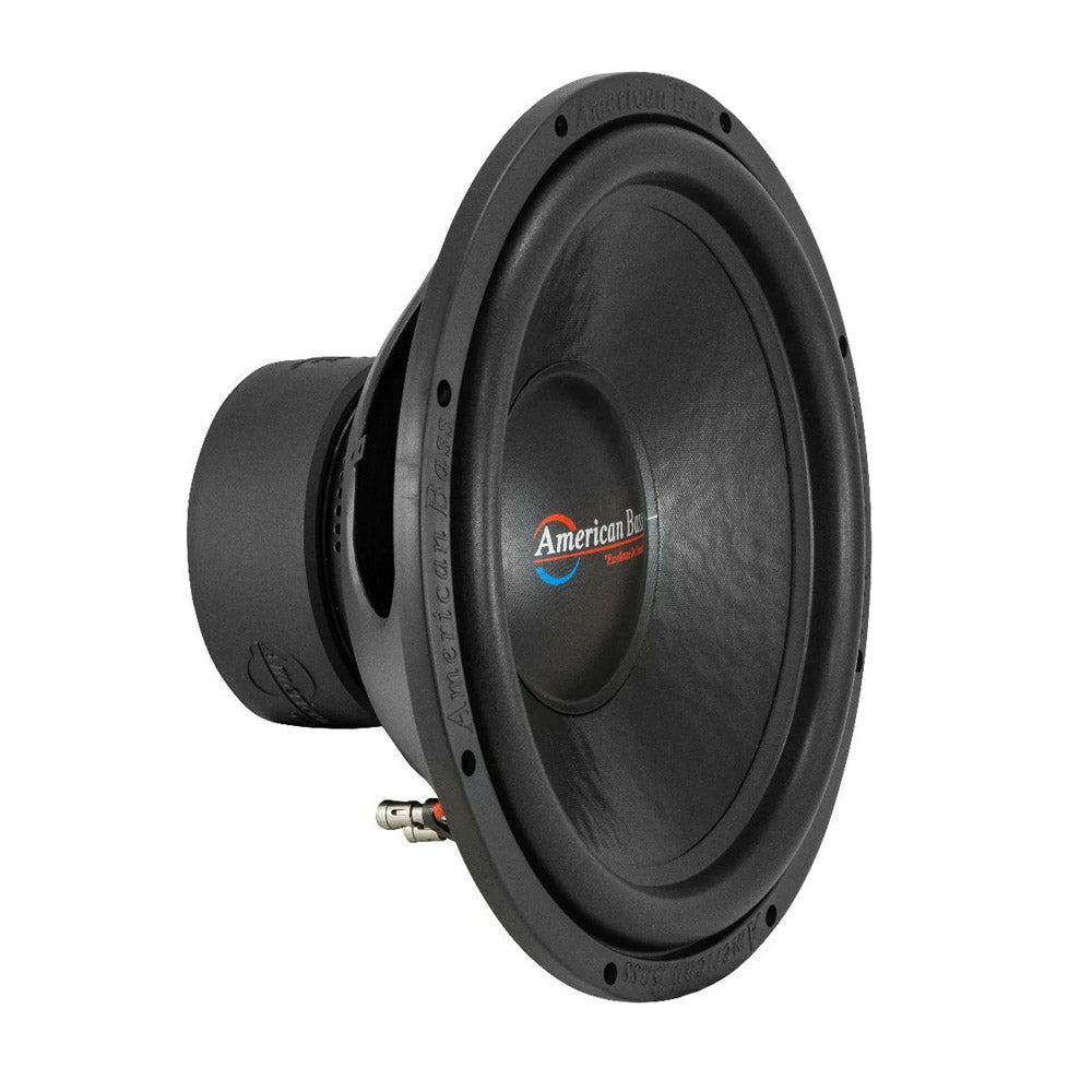 American Bass DX154 1000W 15 Inch DX Series Single 4 Ohm Car Subwoofer - High Power Bass for Car Audio Systems & Truck Sound Upgrades