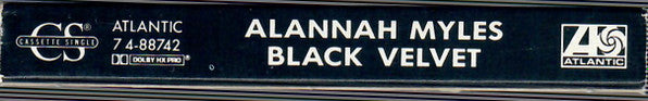 Alannah Myles - Black Velvet Cassette Single (VG+ Condition) | Vintage Music Collectible for 90s Fans & Cassette Enthusiasts