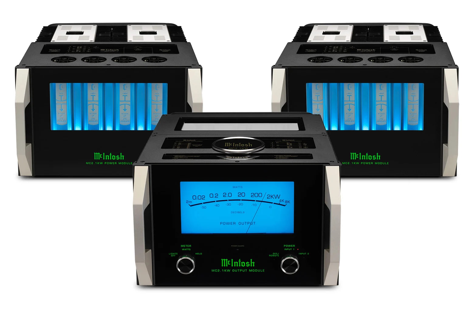 McIntosh MC2.1KW High Power Mono Block Amplifier - 2000W Professional Audio Power Amp for Home Theater & Studio Use