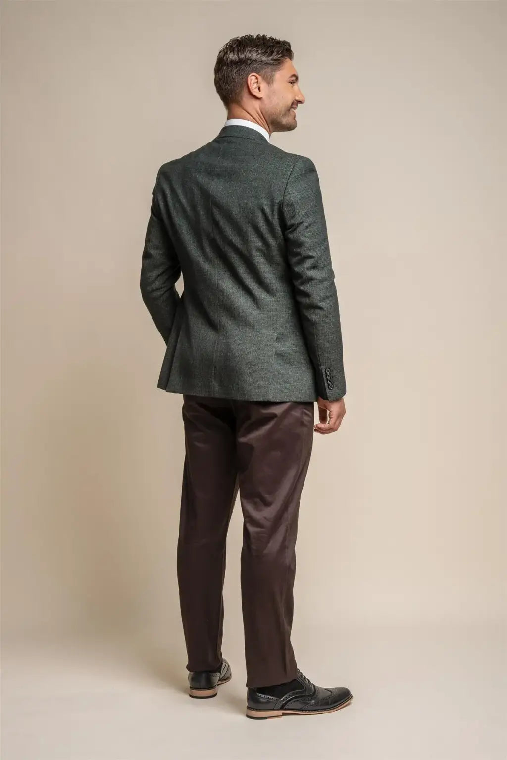 Cavani Men's Dakota Chocolate Chino Pants - Slim Fit Casual Dress Pants for Work, Office & Business Attire | Comfortable & Stylish Men's Trousers
