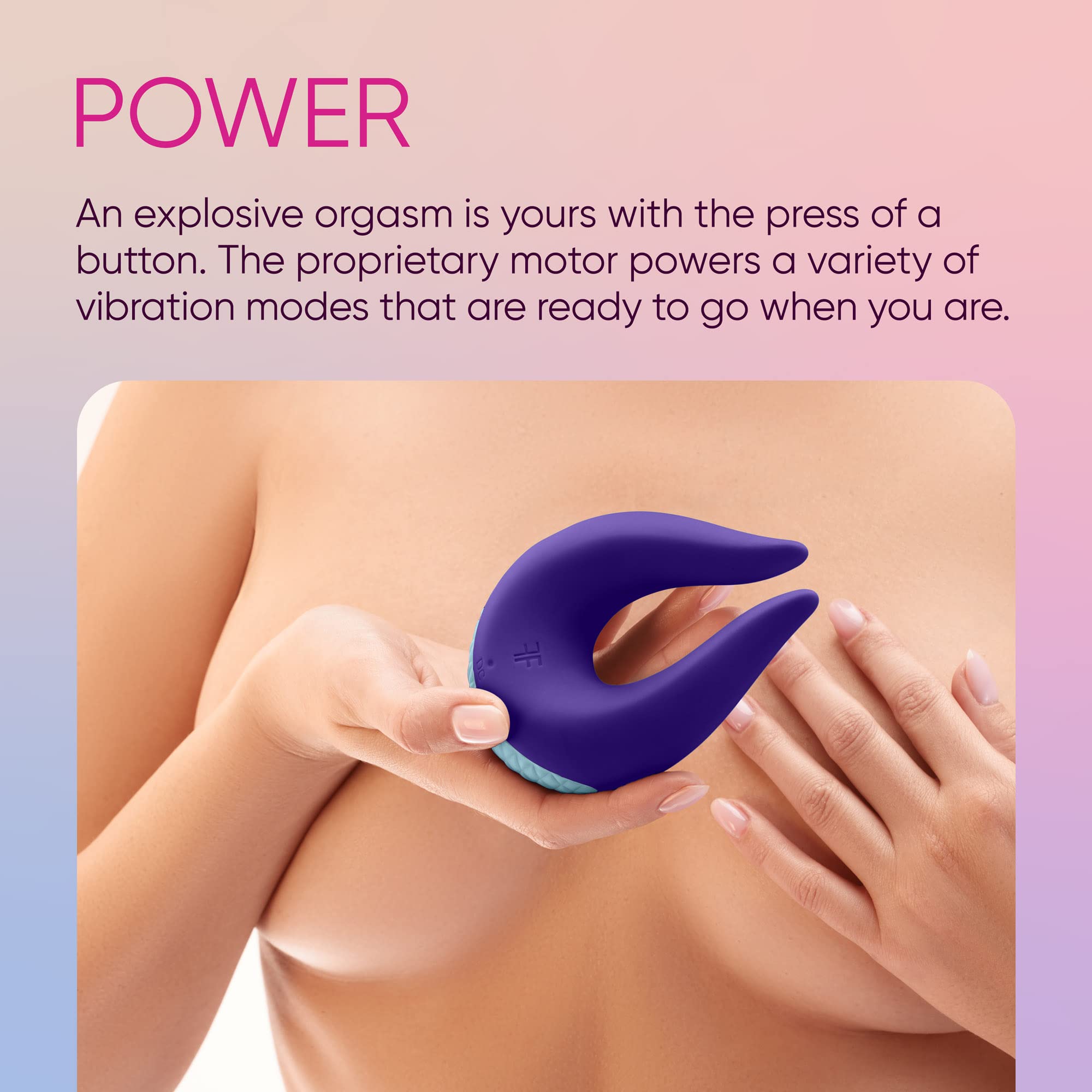 Premium Soft Silicone Clitoral Vibrator for Women - 10 Powerful Vibration Modes, 100% Waterproof & USB Rechargeable - Perfect for Solo Play or Couples Intimacy - Purple Adult Sex Toy for Enhanced Pleasure & Sensual Massage