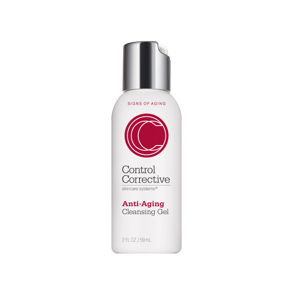 Control Corrective Anti-Aging Cleansing Gel - Gentle Face Wash for Wrinkles & Fine Lines - Perfect for Daily Skincare Routine & Nighttime Use