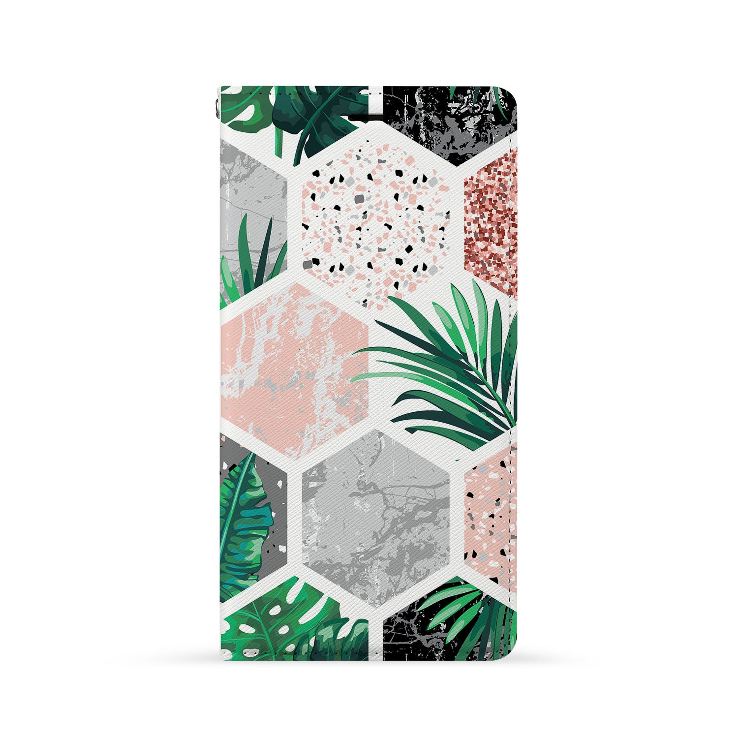 iPhone Wallet Case with Marble Art Design - Slim & Protective Phone Cover for iPhone 12/13/Pro/Max - Perfect for Everyday Use, Travel & Business (Black Marble)