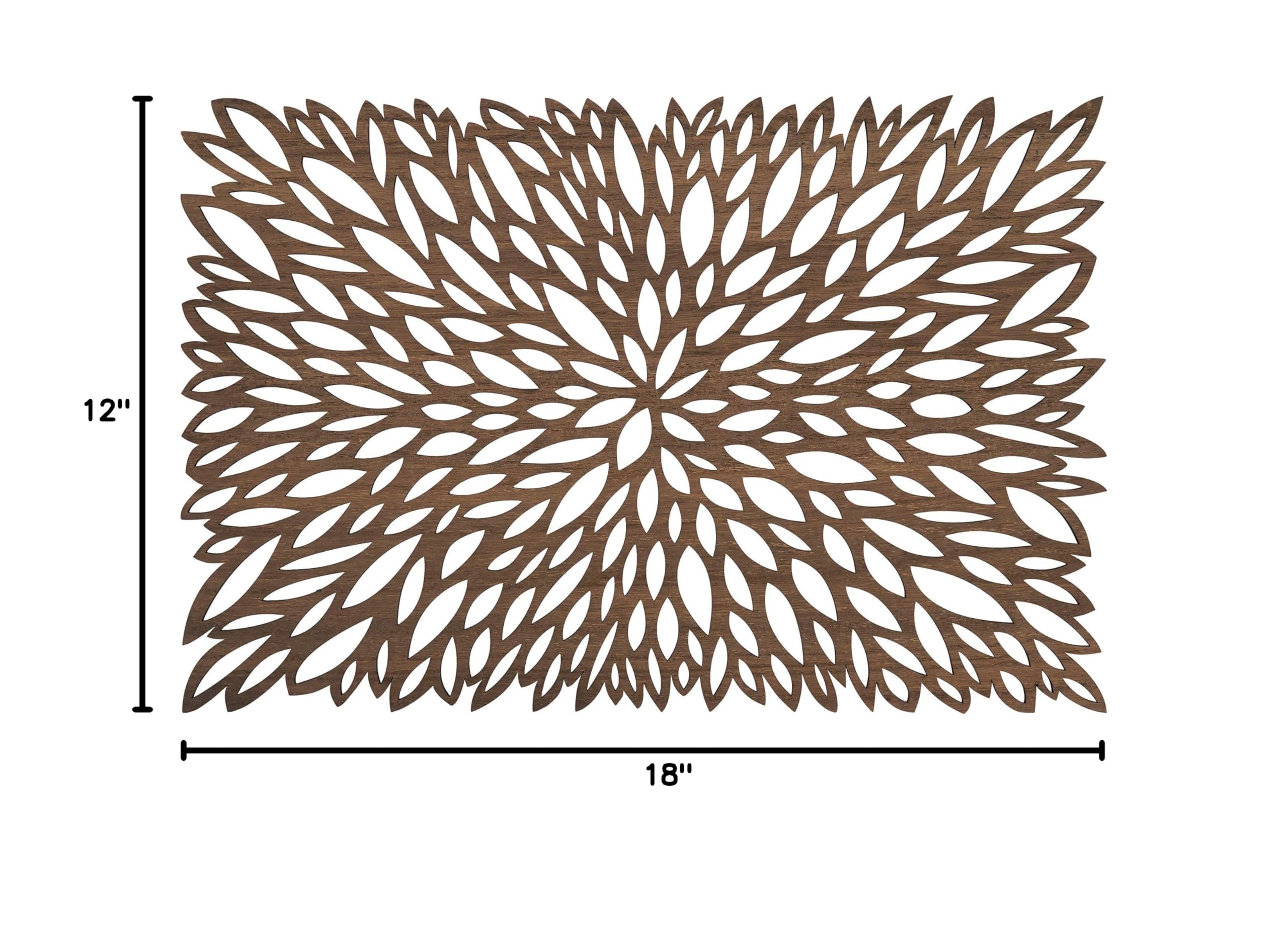 Premium Laser Cut Placemats Set of 4 - Elegant Table Decor for Dining, Parties & Home Decor - Heat Resistant & Washable for Everyday Use