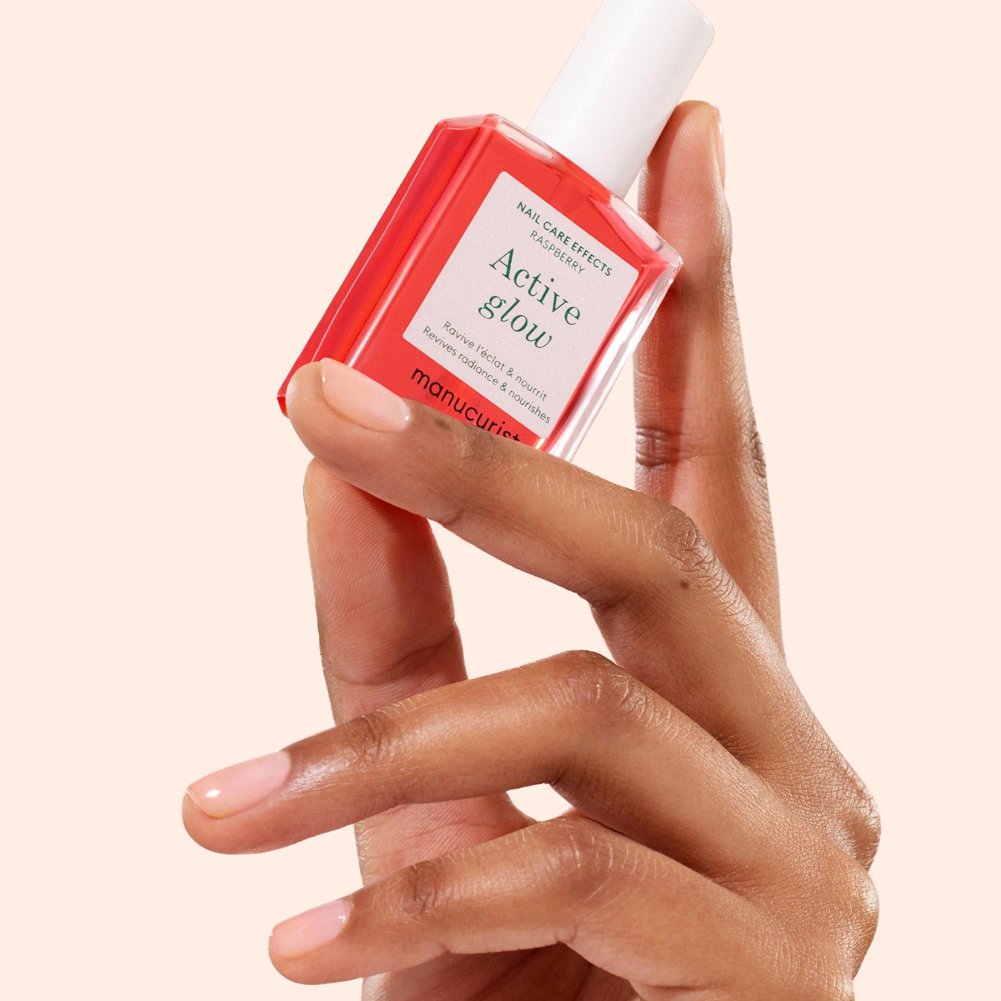 Manucurist Active Glow Nail Polish - Vegan & Non-Toxic Nail Care for Healthy, Shiny Nails | Perfect for Daily Wear, Special Occasions & At-Home Manicures