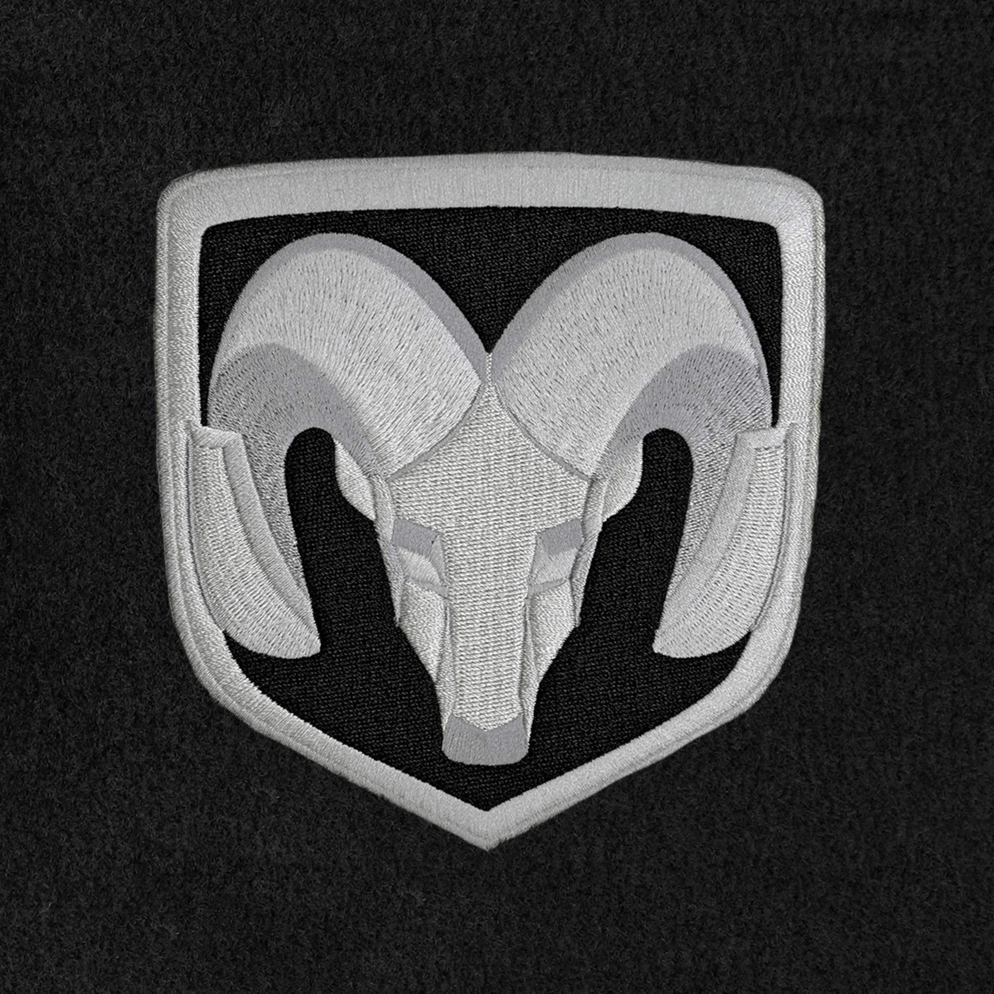 Premium Custom-Fit Carpet Floor Mats for Dodge RAM 1500 (2019-2024) - 2-Piece Set, Charcoal Luxury Car Mats | All-Weather Protection & Enhanced Interior Style